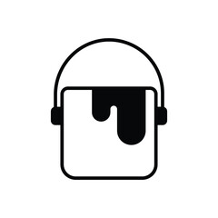 Paint bucket Vector icon