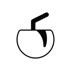 Coconut Vector icon