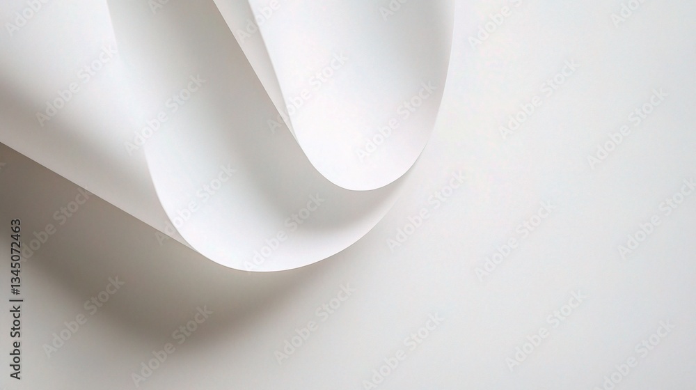 Poster smooth white paper texture on a subtle background for design use