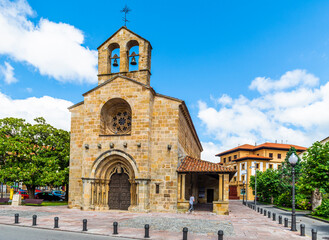 Fototapeta premium The town of Villaviciosa, Asturias Tourism