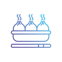 Dumpling Vector icon