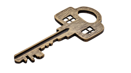 key isolated on white background