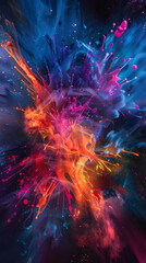Vibrant Nebula - Abstract VJ Projections in Fluid Colors