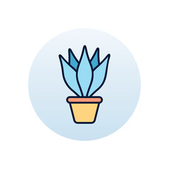 Weeping fig Vector icon
