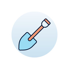 Shovel  Vector icon