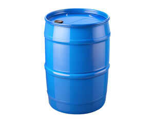 oil barrels isolated on transparent background
