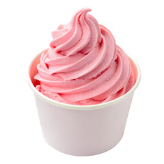 Pink Frozen Yogurt Delicious  Creamy