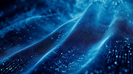 Abstract digital wave design