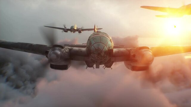 Heinkel He 111. German airliner and medium bomber. World War II.