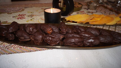 chocolate date fruit