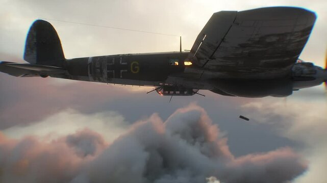 Heinkel He 111. German airliner and medium bomber. World War II.
