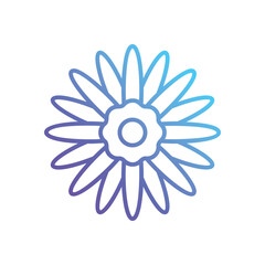 Gerber daisy Vector icon