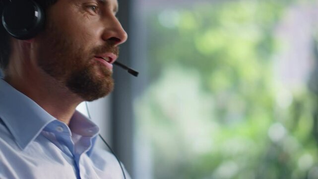 Helpline employee hands typing computer analysing client request online closeup.