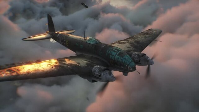 Heinkel He 111. German airliner and medium bomber. World War II.