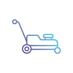 Lawn mover Vector icon