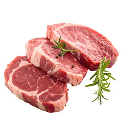 Fototapeta premium Juicy Steak Raw Beef Meat Food