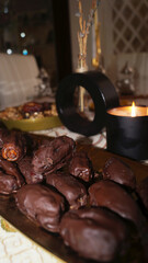 chocolate date fruit
