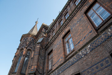 Is one of the longest continuously operating maternity hospitals in the world. It is built in the Baltic Gothic style. The building also includes the Chapel of the Holy Cross.