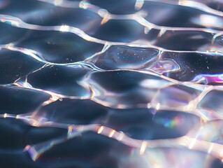 Detailed illustration of digital signal encoding, featuring layered waveforms glowing in vibrant neon blue against a shadowy backdrop.