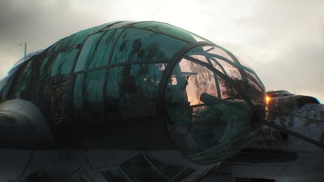 Heinkel He 111. German airliner and medium bomber. World War II.