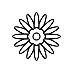 Gerber daisy Vector icon