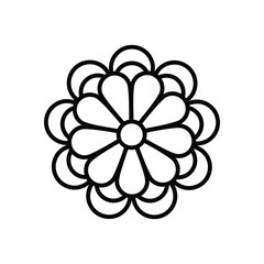 Chrysanthemum Vector icon