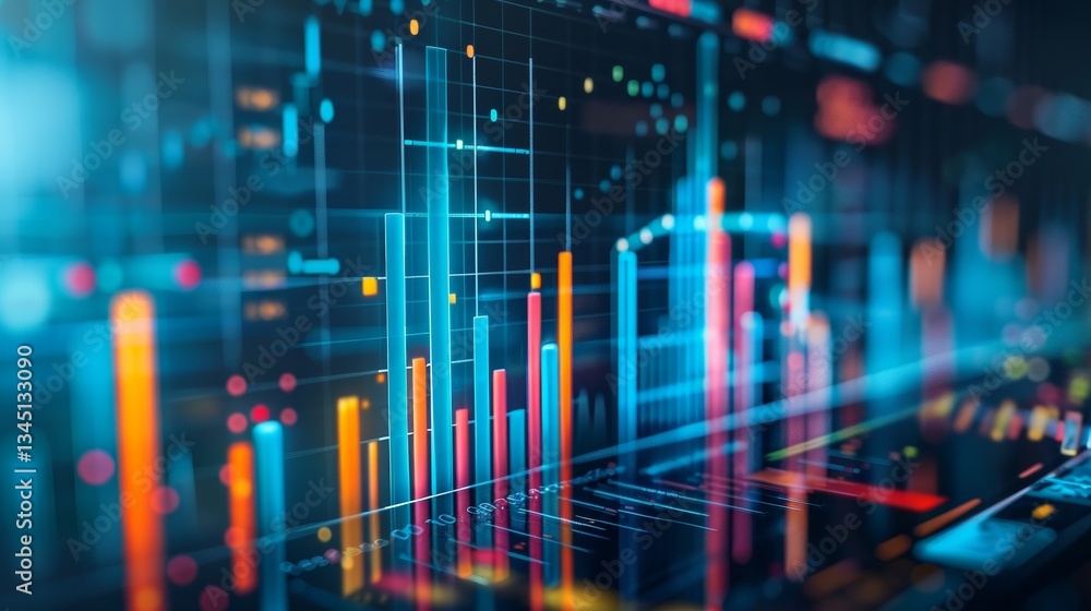 Poster growth trends and financial analysis in modern business analytics environment focusing on data-drive