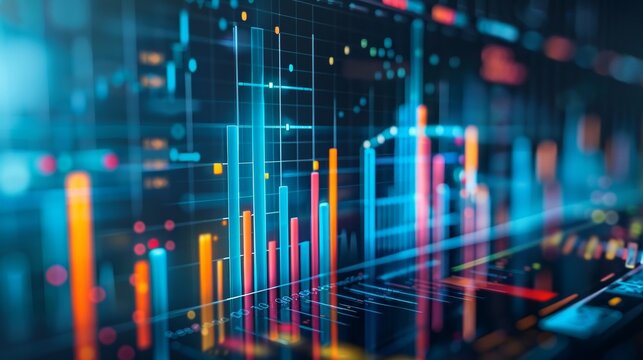 Growth trends and financial analysis in modern business analytics environment focusing on data-driven decisions Generative AI