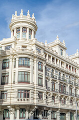 Architecture detail in Madrid, Spain