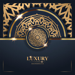 Luxury Background with Decorative Gold Mandala