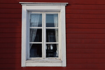 old wooden window