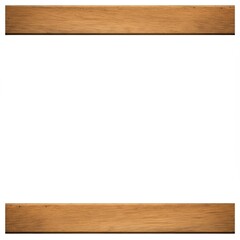 Naklejka premium Elegant Wooden Frame with Blank Space for Creative Projects and Custom Designs, Highlighting Rustic Chic Home Decor and Interior Design Elements.
