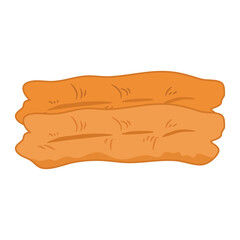 You Tiao Cakwe or Patongo (Chinese Fried Curler), Chinese Fried, Traditional Thai breakfast