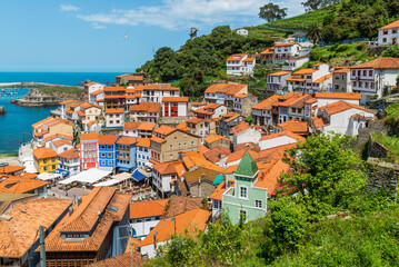 Obraz premium The town of Cudillero, Asturias Tourism, Villaviciosa