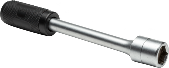 Sturdy Metal Extension Bar Tool for Mechanics and DIY Projects High quality chrome finish and comfortable grip