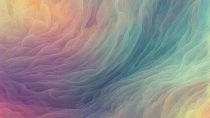 Obraz premium Soft, pastel-toned abstract image featuring a wave-like pattern. image evokes a sense serenity calm.