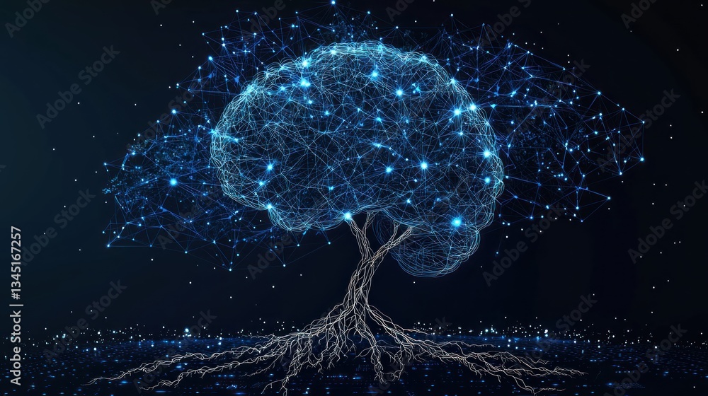 Poster the digital brain tree: a network of knowledge and intelligence