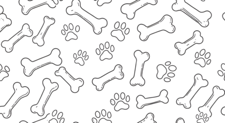 Bone Pattern Background