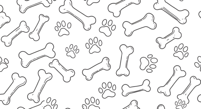 Bone Pattern Background