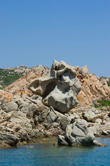 rocks in the sea, La Maddalena Archipelago Sardinia, Italy