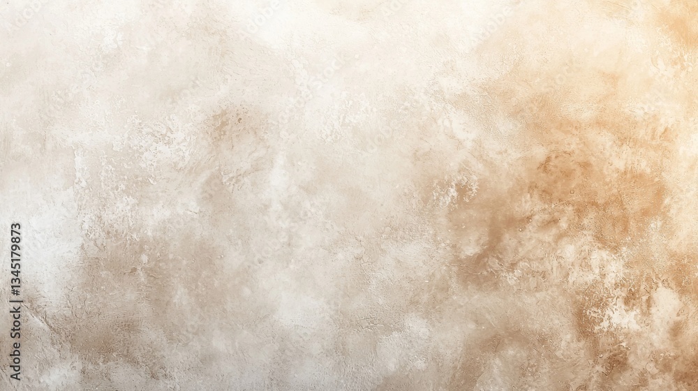 Poster beige concrete wall background texture with a gradient lighting effect creating a warm and inviting 
