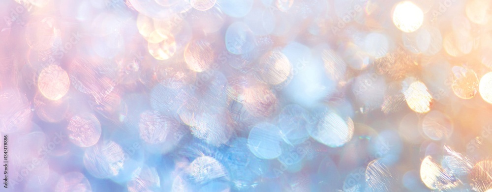 Aufkleber soft pastel colors blend seamlessly, creating a dreamy and ethereal backdrop illuminated by a multit
