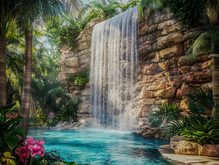 Rainforest Waterfall Serenity