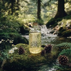 Enchanted Forest Elixir in Glass Bottle