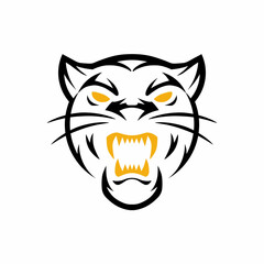 tiger head vector