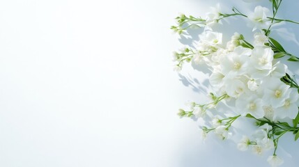 Delicate white flowers arrangement