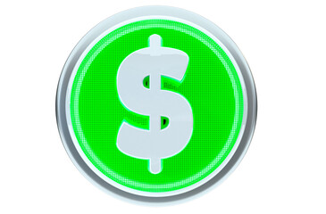 3d render icon money socialmedia