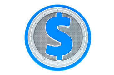 3d render icon money socialmedia