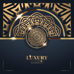 Luxury Background with Gold Mandala Design (27)