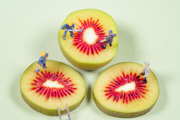 Red kiwi fruit